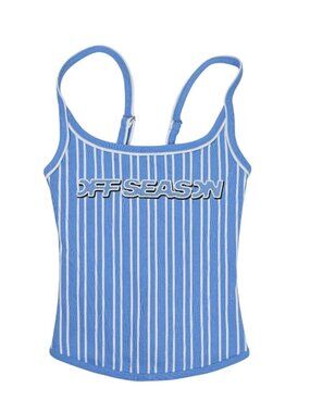 Off Season Corset Top in Blue
